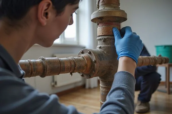 Commercial Plumbing work example 1